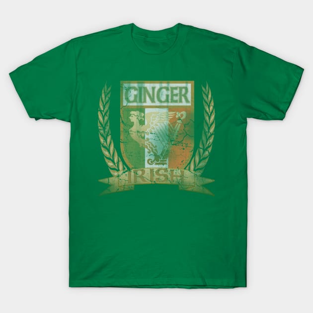 Irish Ginger Crest T-Shirt by E